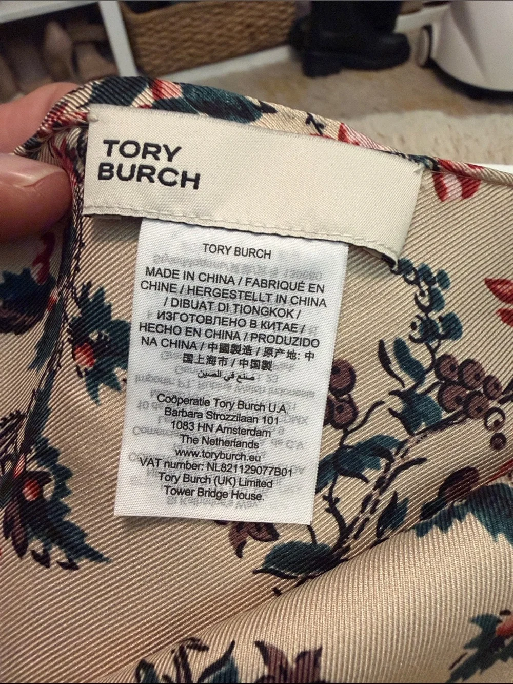 Tory Burch square scarf